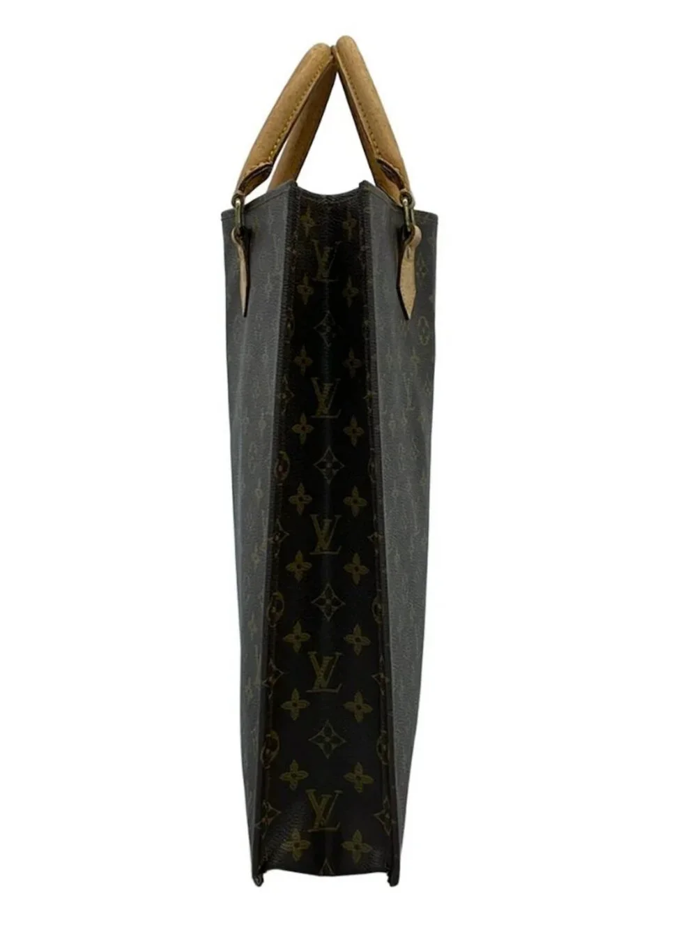 LOUIS VUITTON Sac Plat M51140 Monogram Unconfirmed Handbag Monogram Canvas